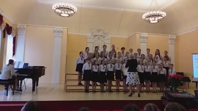 Хор старших классов "Звездочки" Л.В. Бетховен "Лунная соната" смотреть онлайн