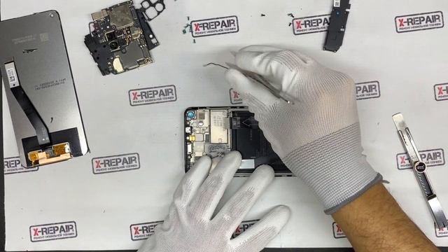 Xiaomi Redmi Note 9 / Замена экрана / Меняем дисплейный модуль Сяоми нот 9 /сервисный центр X-repai