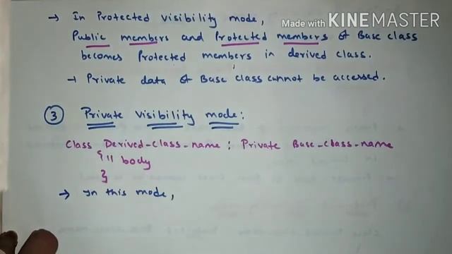 Public Private Protected Visibility Modes Of Inheritance In C++ смотреть онлайн