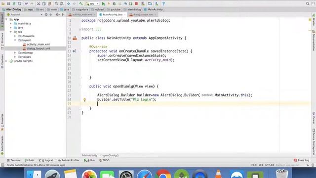 Custom Alert Dialog: Android App Development Tutorial #16 in Hindi смотреть онлайн