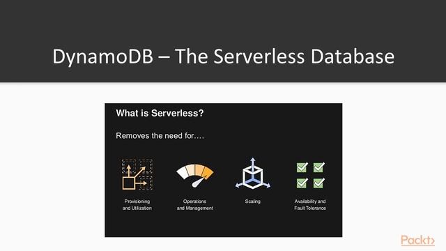 Full Stack AWS Application Development : Description of DynamoDB | packtpub.com смотреть онлайн