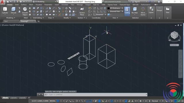 Autodesk AutoCAD: How to use WCS and UCS Setting 1 Command in Autodesk AutoCAD смотреть онлайн