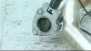 Заслонка на выхлоп