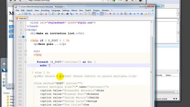 PHP foreach смотреть онлайн
