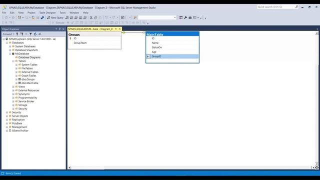 MS SQL Server - How to create Database Diagram | Tutorial смотреть онлайн