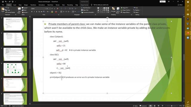 #20 Python Tutorial for Beginners: Inheritance : Private variable in Python تعلم البايثون بالعربية смотреть онлайн