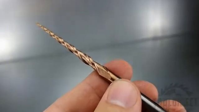 Фреза двухзаходного типа конусная сферической формы (коническая) спиральная для ЧПУ станка смотреть онлайн