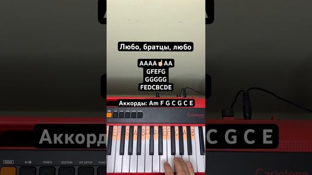 Любо, братцы, любо на пианино. #понотам #howtoplay #pianotutorial смотреть онлайн