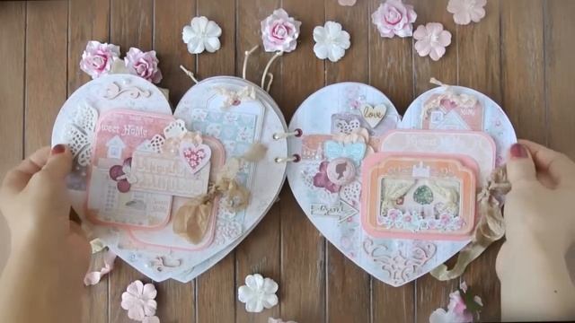 Обзор альбома в форме сердца из коллекции "Sweet GIRL" смотреть онлайн