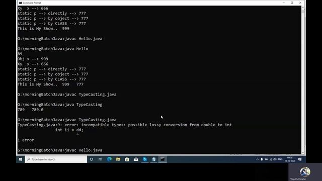 Lecture 7 - Java Type Casting, Parsing | What is Type Conversion, Casting & Parsing in Java смотреть онлайн