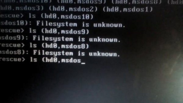 Error: Unknown Filesystem Entering rescue mode Fix!!!