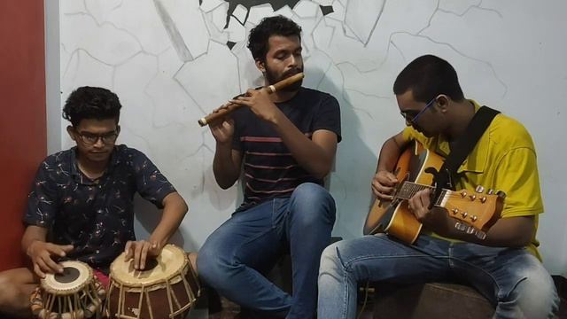 Kanave nee naan kannum kannum kollaiyadithaal Instrumental by Vijilesh Vishwa ft-Bharath & Vijithla смотреть онлайн