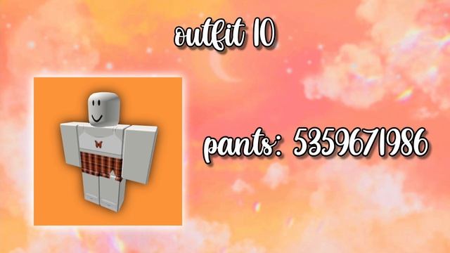 20 orange Roblox outfit codes! ? смотреть онлайн
