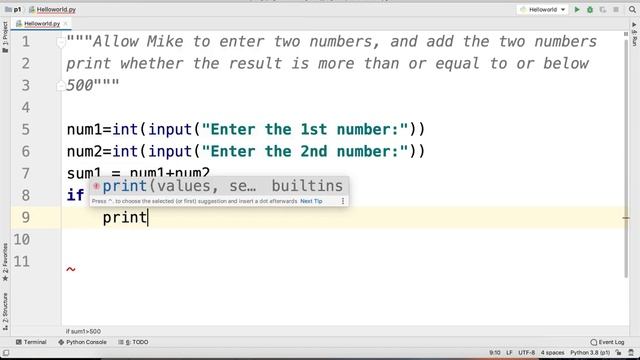 Python Practice Series 44 | Beginners | Level 1 | Basic | Input Number Add return Greater | Code смотреть онлайн