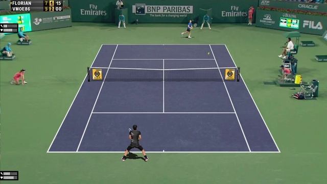 Tennis Elbow 2013 ITST Mod 1.12 - Dubai Final - Djokovic / Davydenko 7-5 5-7 6-3 смотреть онлайн