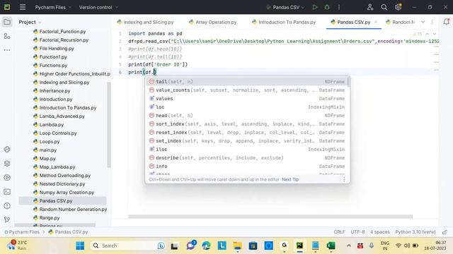 Python Session 19 -What is Pandas Filter, loc, iloc etc смотреть онлайн