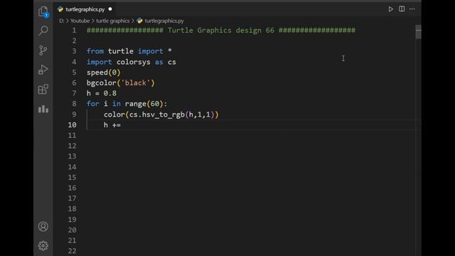 python turtle graphics tutorial || #design66 || Python graphics смотреть онлайн