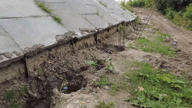 Чувашия. Цивильский мост. Ремонт откосов. 27 июля 2023 г