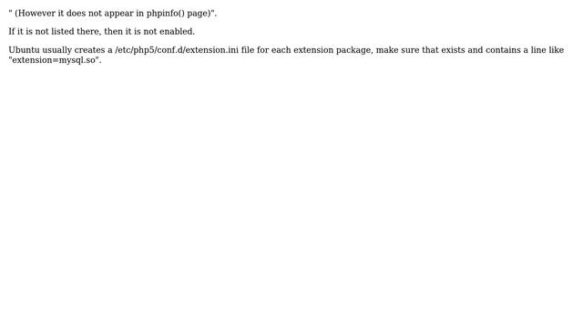DevOps & SysAdmins: Drupal PHP installation does not support MySQL (4 Solutions!!) смотреть онлайн