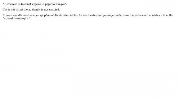 DevOps & SysAdmins: Drupal PHP installation does not support MySQL (4 Solutions!!)