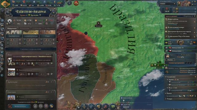 Victoria 3. Бразилия. Новое ДЛС. Вспоминаем как играть после перерыва