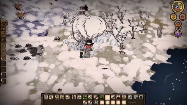 Don't Starve Together: Ps4 pro Fight Deerclops with 8 HP смотреть онлайн