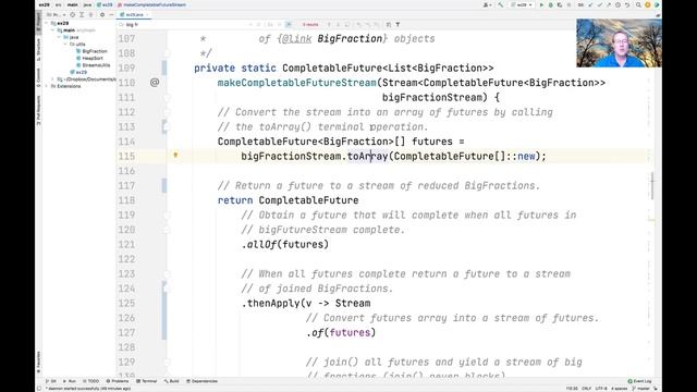 Combining the Java Streams and Completable Futures Frameworks for Scalable Asynchronous Processing смотреть онлайн