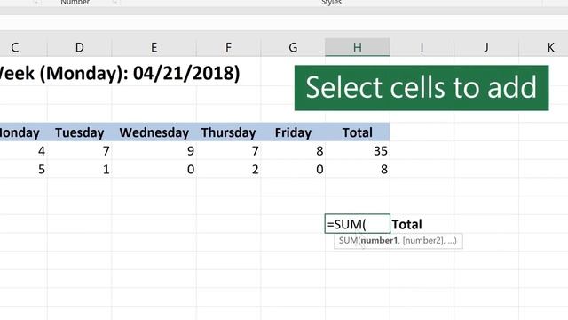 SUM Function in Microsoft Excel смотреть онлайн