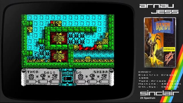 DANDY Zx Spectrum by Electric Dreams смотреть онлайн