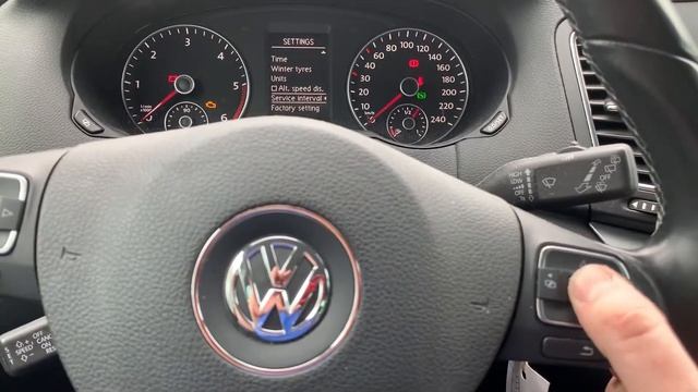 Reset service light on a 2011-2016 vw sharan, Passat or touran. смотреть онлайн