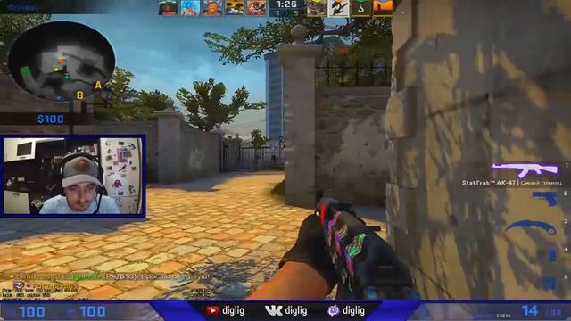 ? CS:GO GLOBAL : КУХОННЫЙ СТРИМ : В БОЙ ИДЁТ ОДИН СТАРИК ? смотреть онлайн