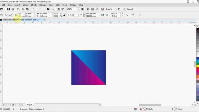 How to use Free Transform Tool in CorelDRAW | Learn Free Transform Tool with every property | हिन्द смотреть онлайн