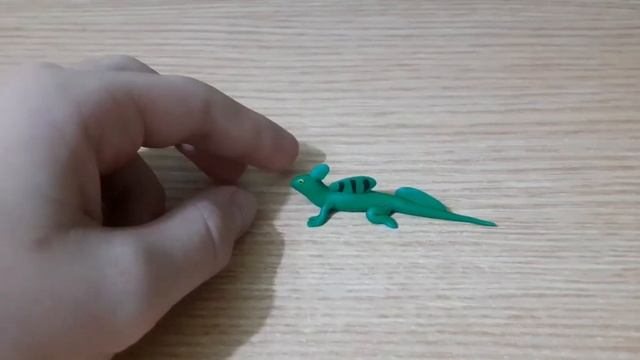 Лепим василиска. (такая ящерица). смотреть онлайн