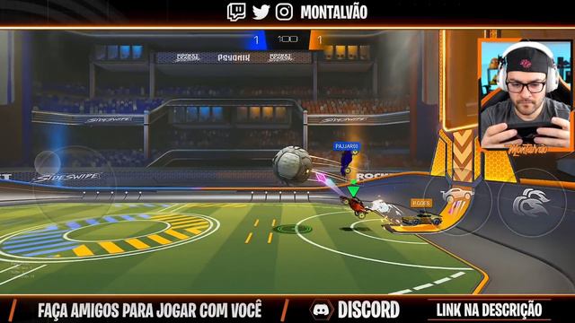 Rocket League MOBILE SIDESWIPE é VICIANTE ⚽🚗