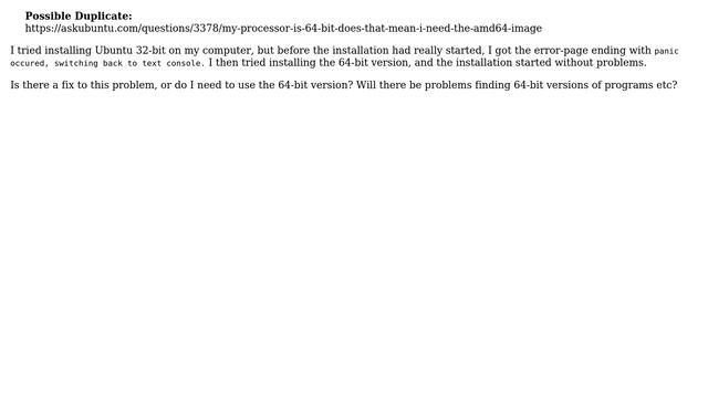 Ubuntu: Does Ubuntu on computer with 64 bit processor, need to be 64 bit as well? смотреть онлайн