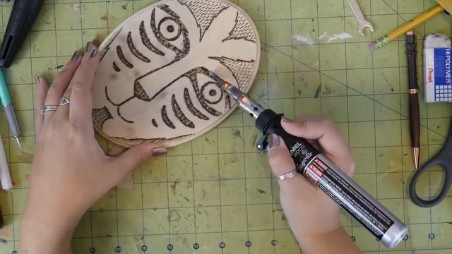 Watch Me Wood Burn - Princess Mononoke Forest Spirit Face - Pyrography смотреть онлайн