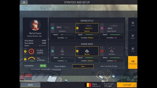 Motorsport Manager Mobile 2 | World Motorsport Championship | Ardennes GP