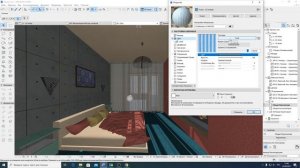 22июня Archicad. Почему разные текстуры в 3d и на визуализации. Где их менять на рендере cinerender