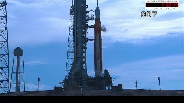 смотрим старт мисии Artemis-1 (Артемида-1) первый полёт ракеты Sls!!!