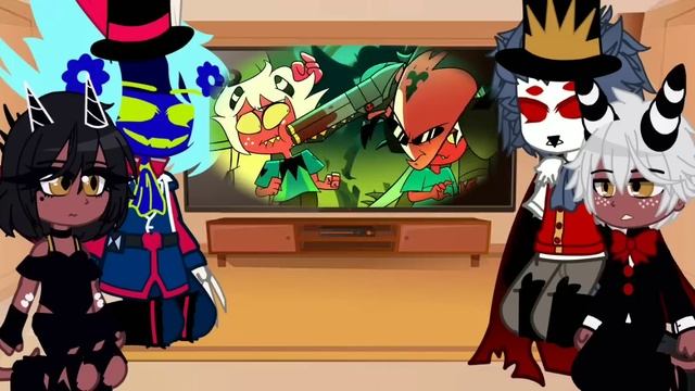 || Helluva Boss React To Mammon's Magnificent - Part 1.|| Stolas,Asmodeus, Millie, Moxxie ||