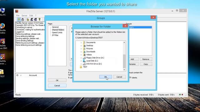How To Create Local FTP Server in Windows 8/8.1 FileZilla смотреть онлайн