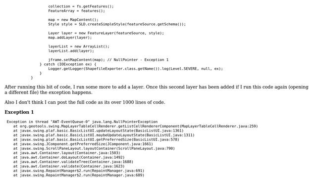 GIS: How to clear JMapFrame with multiple layers? смотреть онлайн