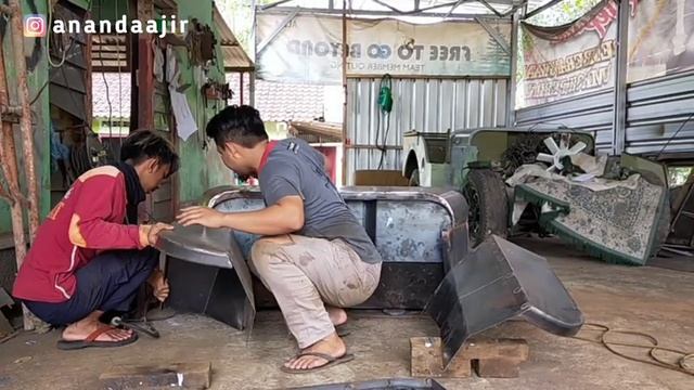 MAKE REPLICA JEEP WILLYS Scale 1:1 |Part 3 смотреть онлайн
