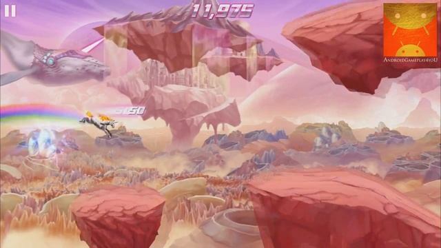 Robot Unicorn Attack 2 Android HD Gameplay (Galaxy S4) [Game For Kids] смотреть онлайн