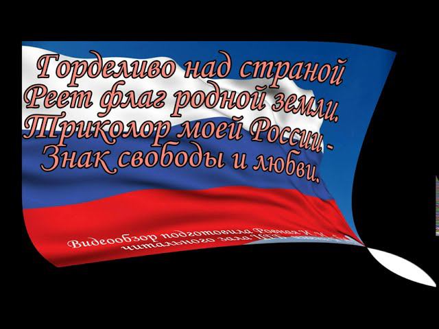 Видеообзор книг ко Дню Государственного флага РФ смотреть онлайн