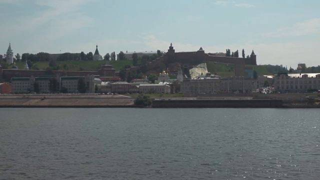 Нижний Новогород, панорамы с борта теплохода смотреть онлайн