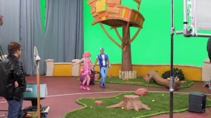 LazyTown Bing Bang behind the scenes with Chloe Lang Season 4