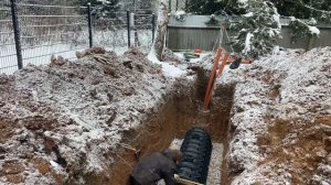 Поле инфильтрации с применением дренажных тоннелей GRAF300