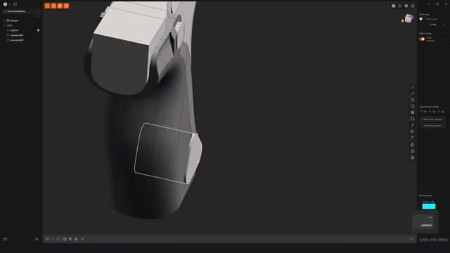 How to Model Inside With Plasticity | Futuristic Hand Grip смотреть онлайн