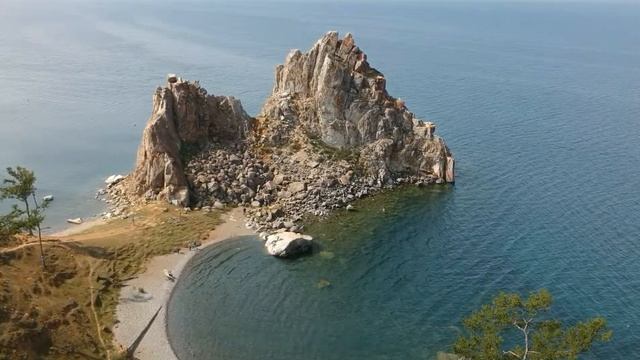 Байкал мыс Бурхан, скала Шаманка. смотреть онлайн